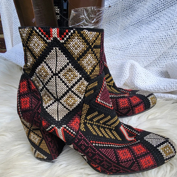 Rampage Nadya‎ print booties 9.5 - Picture 1 of 10